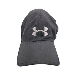 Mens Black Under Armour OSFA Performance Cap One Size Fits All Adjustable